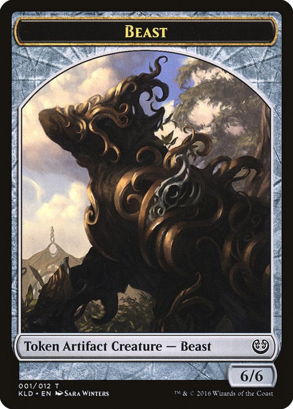 Beast Token [Kaladesh Tokens] Cheap