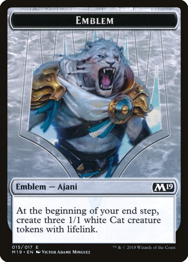 Ajani, Adversary of Tyrants Emblem [Core Set 2019 Tokens] Fashion