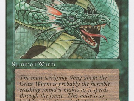 Craw Wurm [Fourth Edition] Supply