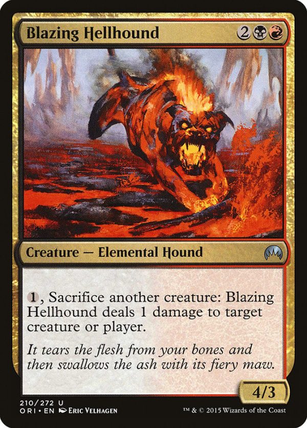 Blazing Hellhound [Magic Origins] Discount