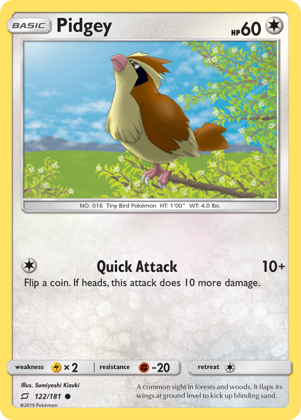 Pidgey (122 181) [Sun & Moon: Team Up] Hot on Sale