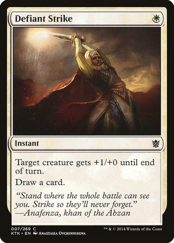 Defiant Strike [Khans of Tarkir] Supply