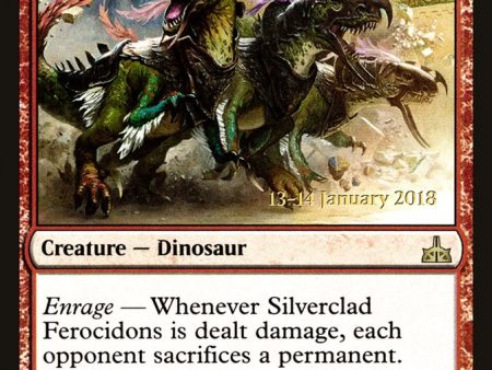 Silverclad Ferocidons [Rivals of Ixalan Prerelease Promos] For Cheap