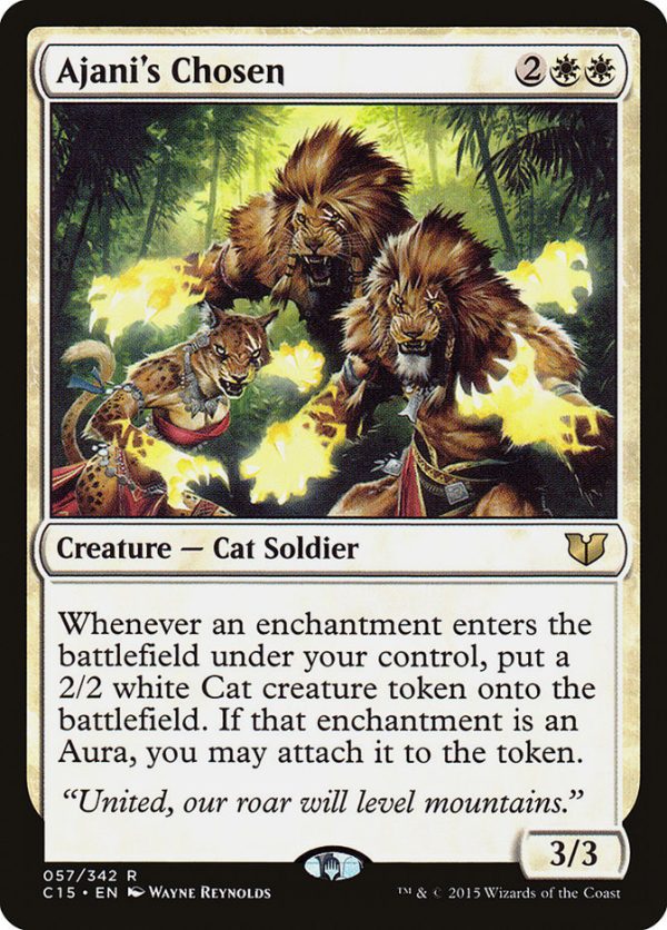 Ajani s Chosen [Commander 2015] For Discount