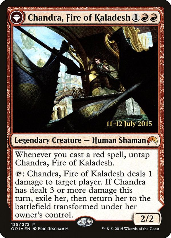 Chandra, Fire of Kaladesh    Chandra, Roaring Flame [Magic Origins Prerelease Promos] Cheap