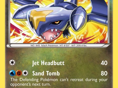 Garchomp (91 124) (Cracked Ice Holo) (Theme Deck Exclusive) [Black & White: Dragons Exalted] For Discount