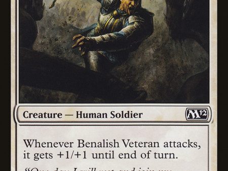 Benalish Veteran [Magic 2012] Sale