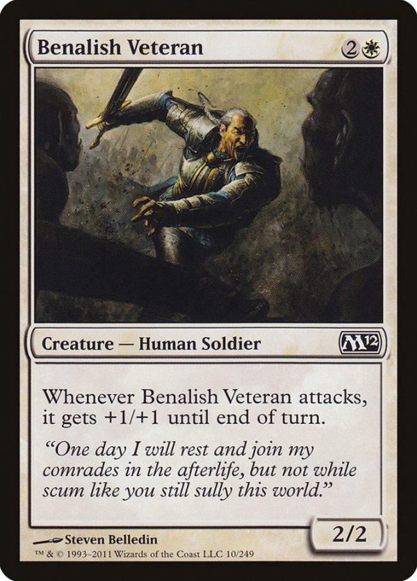 Benalish Veteran [Magic 2012] Sale