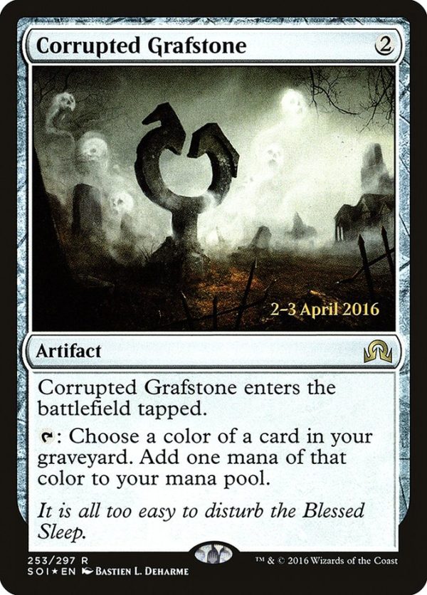 Corrupted Grafstone [Shadows over Innistrad Prerelease Promos] Online Hot Sale