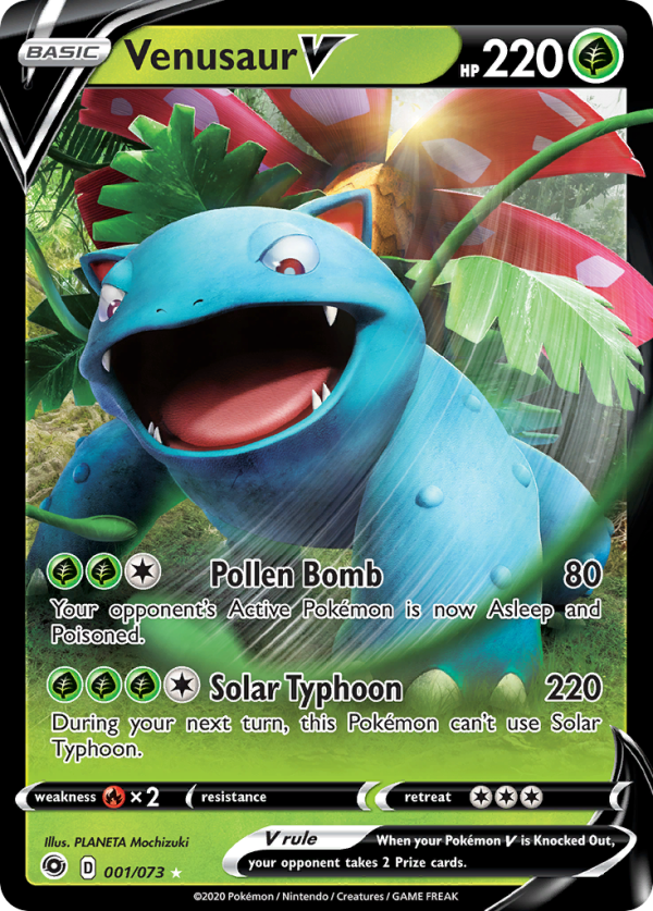 Venusaur V (001 073) [Sword & Shield: Champion s Path] Online now