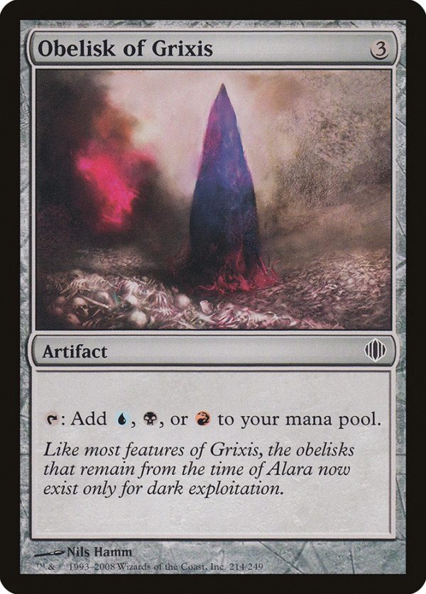 Obelisk of Grixis [Shards of Alara] Online Sale