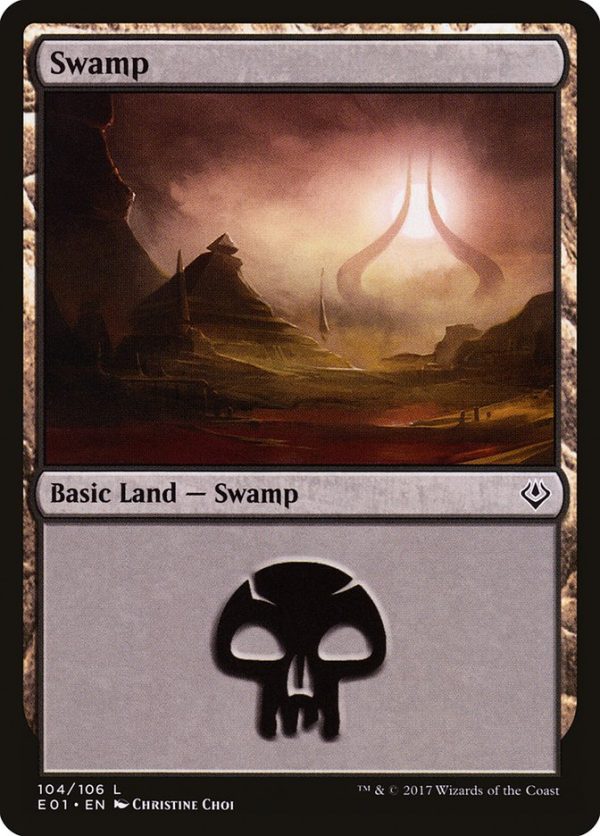 Swamp (104) [Archenemy: Nicol Bolas] on Sale