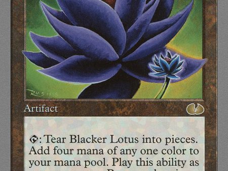 Blacker Lotus [Unglued] on Sale