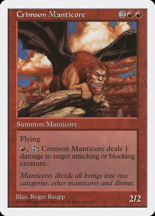 Crimson Manticore [Fifth Edition] Supply