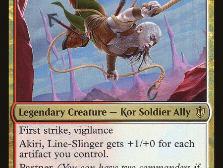 Akiri, Line-Slinger [Commander 2016] Discount