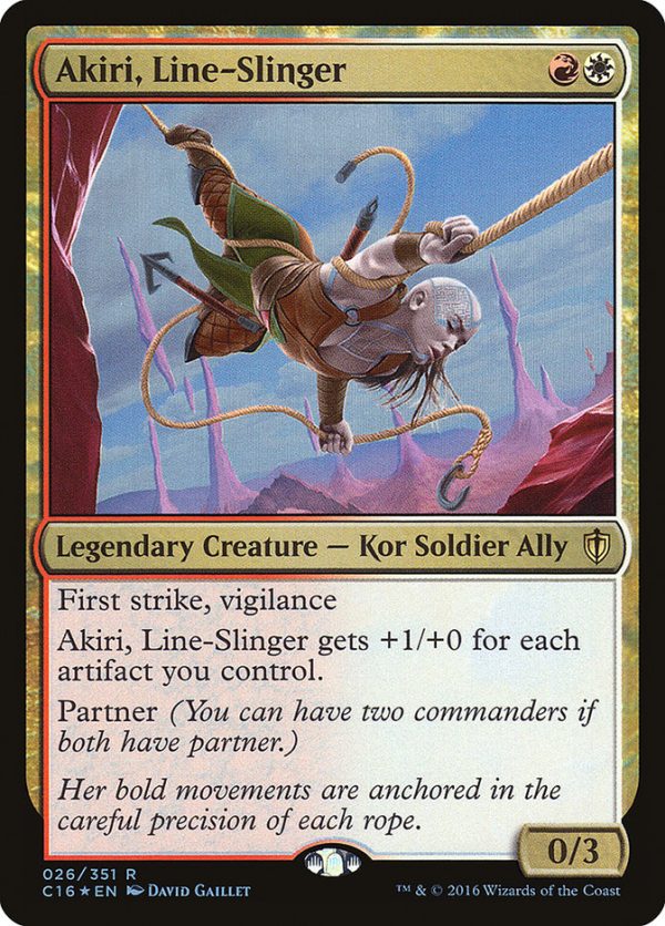 Akiri, Line-Slinger [Commander 2016] Discount