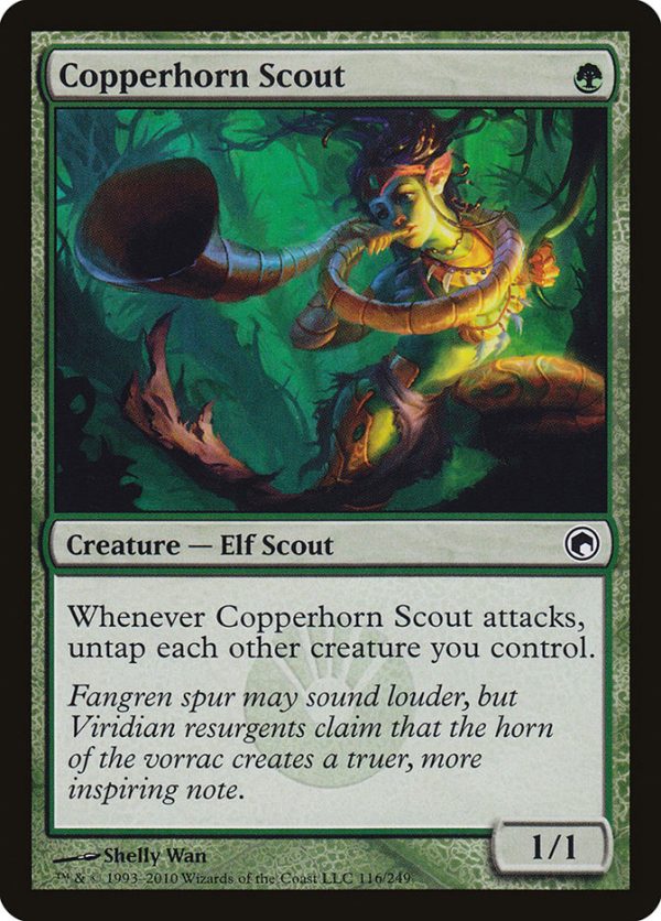 Copperhorn Scout [Scars of Mirrodin] Supply