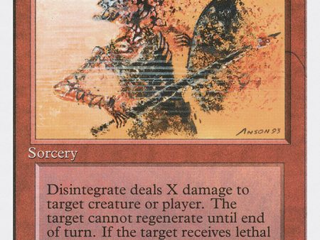 Disintegrate [Fourth Edition] on Sale