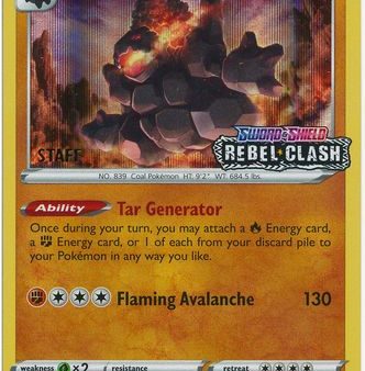 Coalossal (SWSH024) (Staff Prerelease Promo) [Sword & Shield: Black Star Promos] Discount