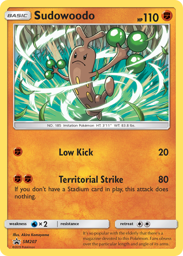 Sudowoodo (SM207) [Sun & Moon: Black Star Promos] Online Sale