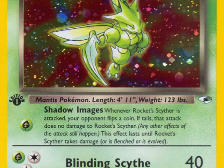 Rocket s Scyther (13 132) [Gym Heroes 1st Edition] Cheap