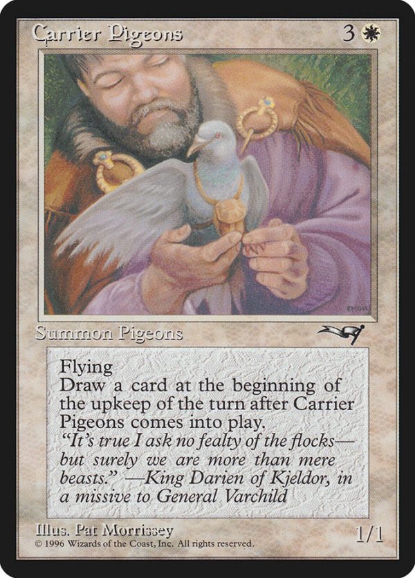 Carrier Pigeons (Holding Pigeon) [Alliances] Hot on Sale