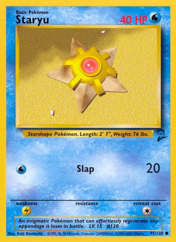 Staryu (95 130) [Base Set 2] Fashion