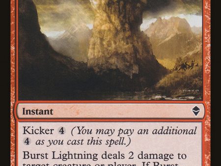 Burst Lightning [Zendikar] Online Hot Sale