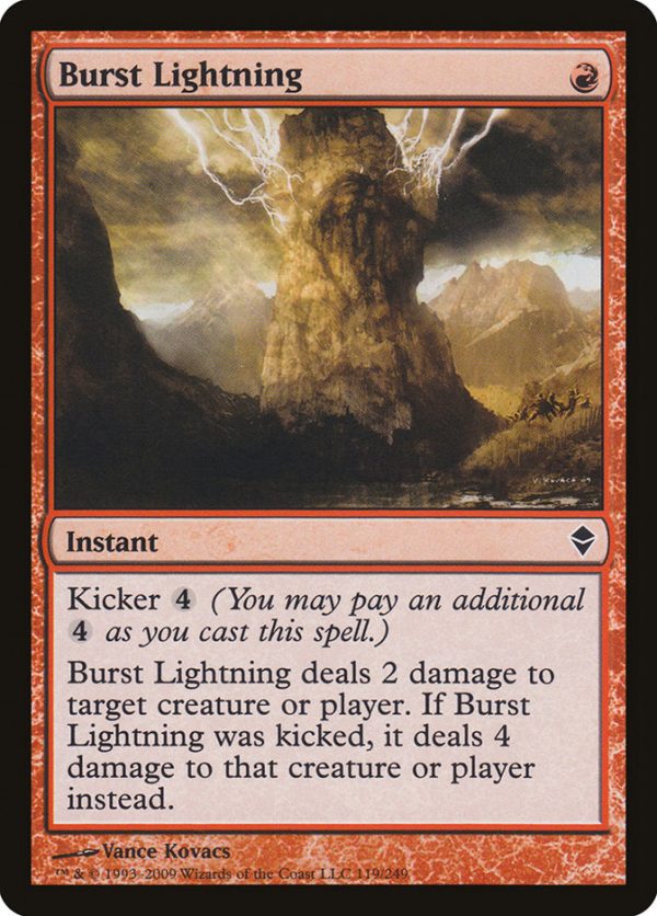 Burst Lightning [Zendikar] Online Hot Sale