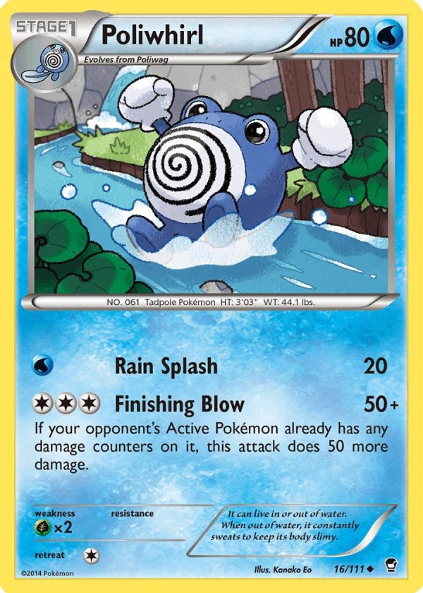 Poliwhirl (16 111) [XY: Furious Fists] For Sale