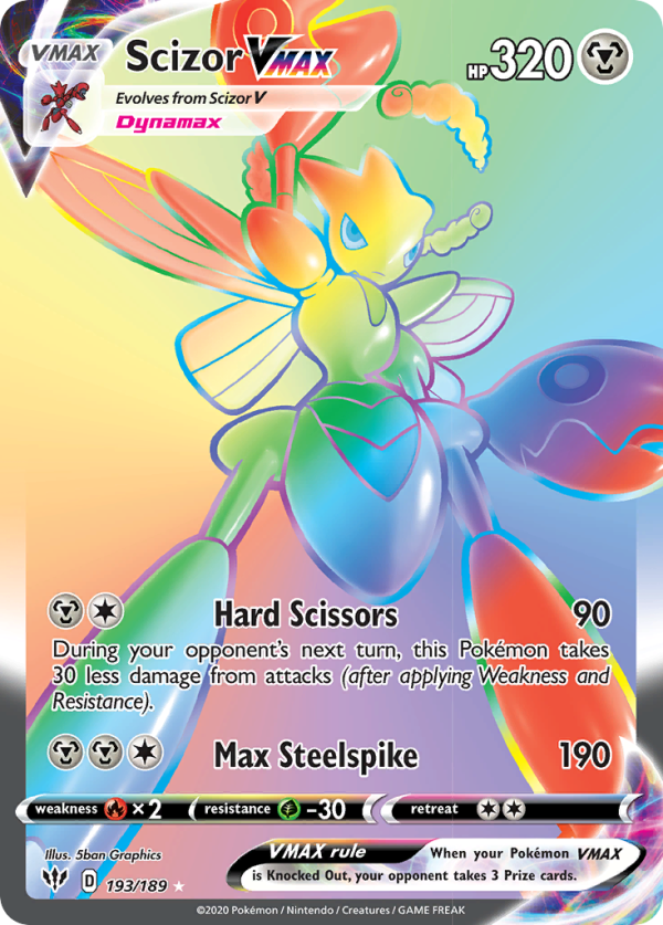 Scizor VMAX (193 189) [Sword & Shield: Darkness Ablaze] Discount