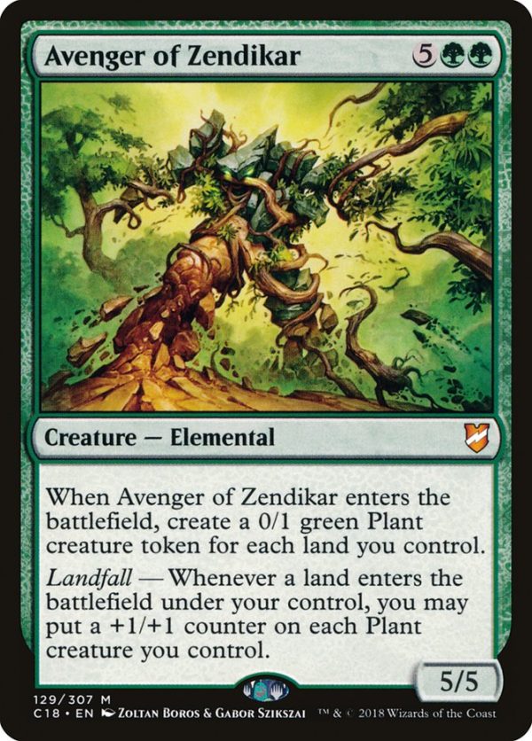 Avenger of Zendikar [Commander 2018] on Sale