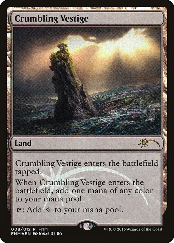 Crumbling Vestige [Friday Night Magic 2016] Hot on Sale