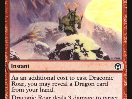 Draconic Roar [Iconic Masters] Sale