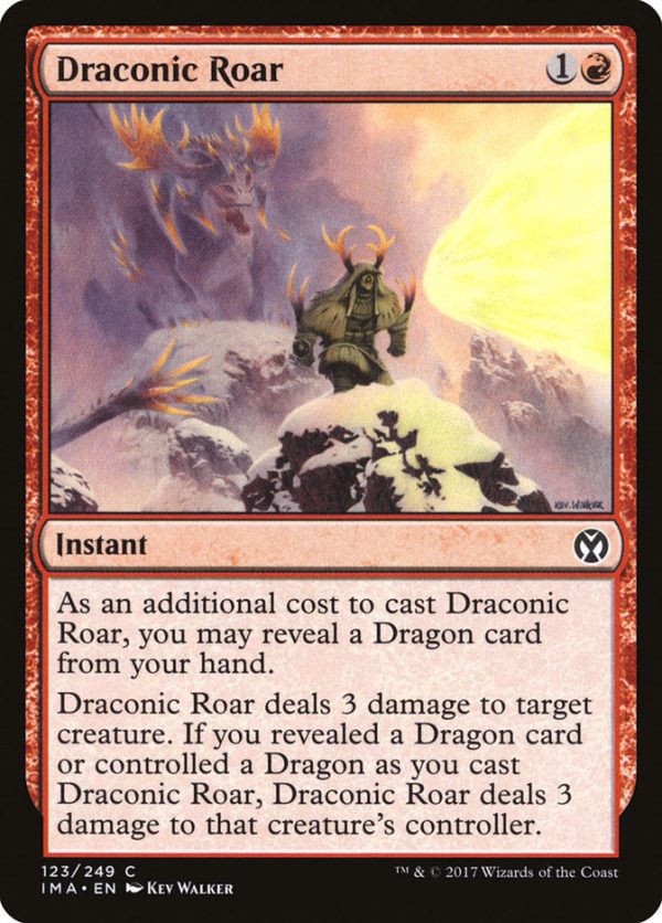 Draconic Roar [Iconic Masters] Sale