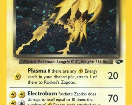 Rocket s Zapdos (15 132) [Gym Challenge Unlimited] Online Hot Sale