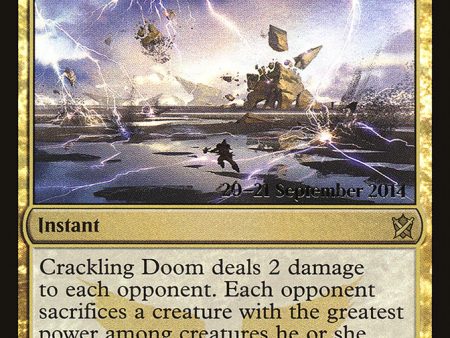 Crackling Doom [Khans of Tarkir Prerelease Promos] Cheap