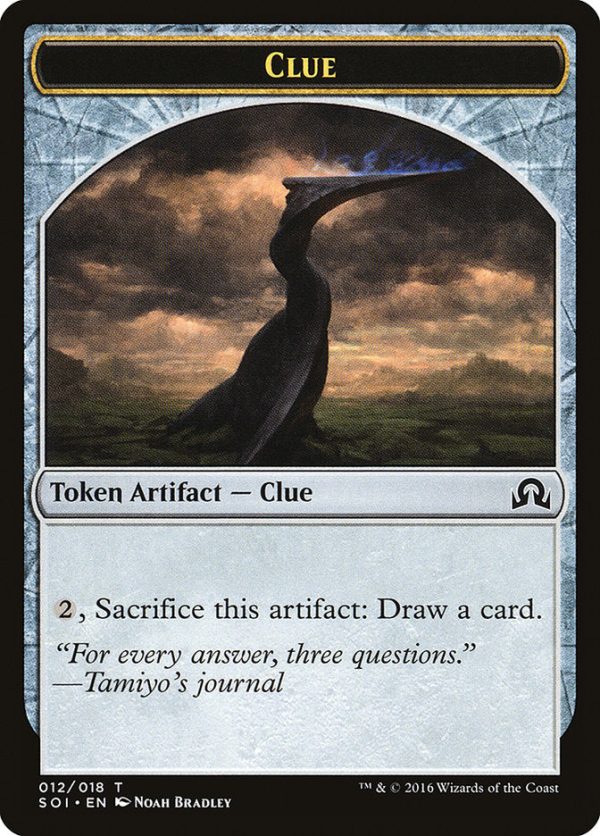 Clue Token (012 018) [Shadows over Innistrad Tokens] Online Hot Sale