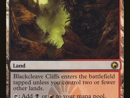 Blackcleave Cliffs [Scars of Mirrodin] Online Sale