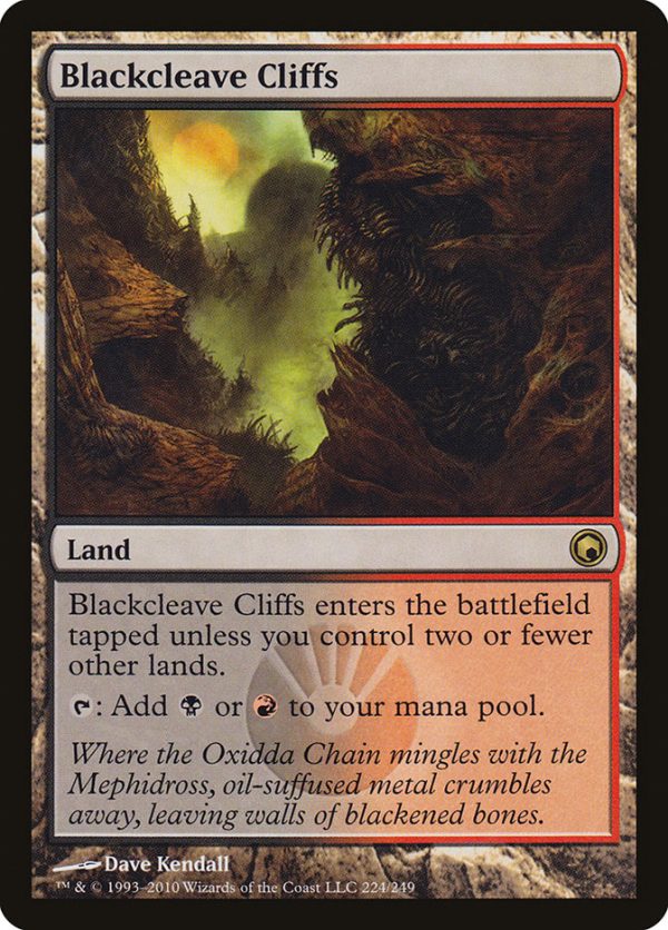 Blackcleave Cliffs [Scars of Mirrodin] Online Sale