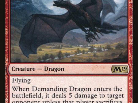 Demanding Dragon [Core Set 2019] Cheap