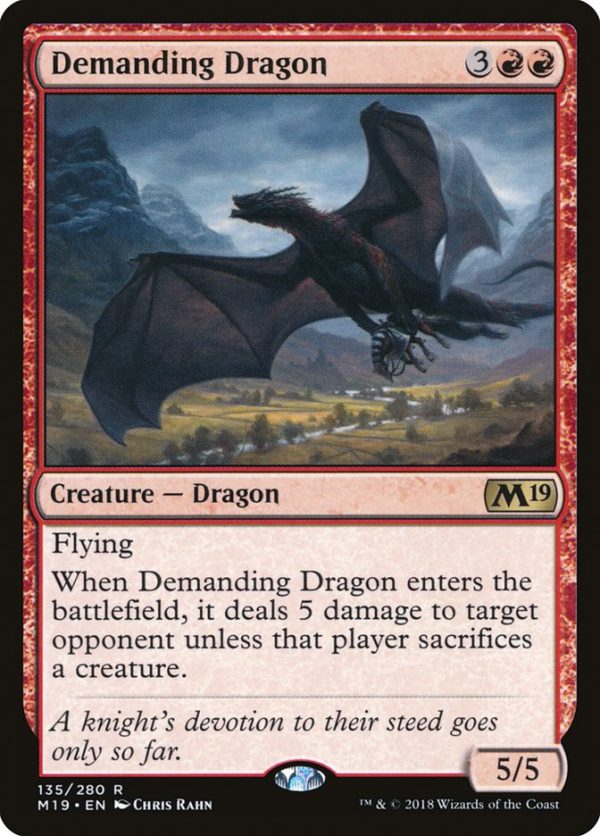 Demanding Dragon [Core Set 2019] Cheap