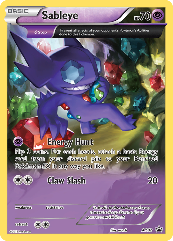 Sableye (XY92) [XY: Black Star Promos] Online