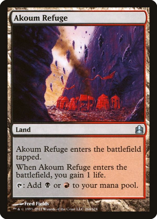 Akoum Refuge [Commander 2011] Sale