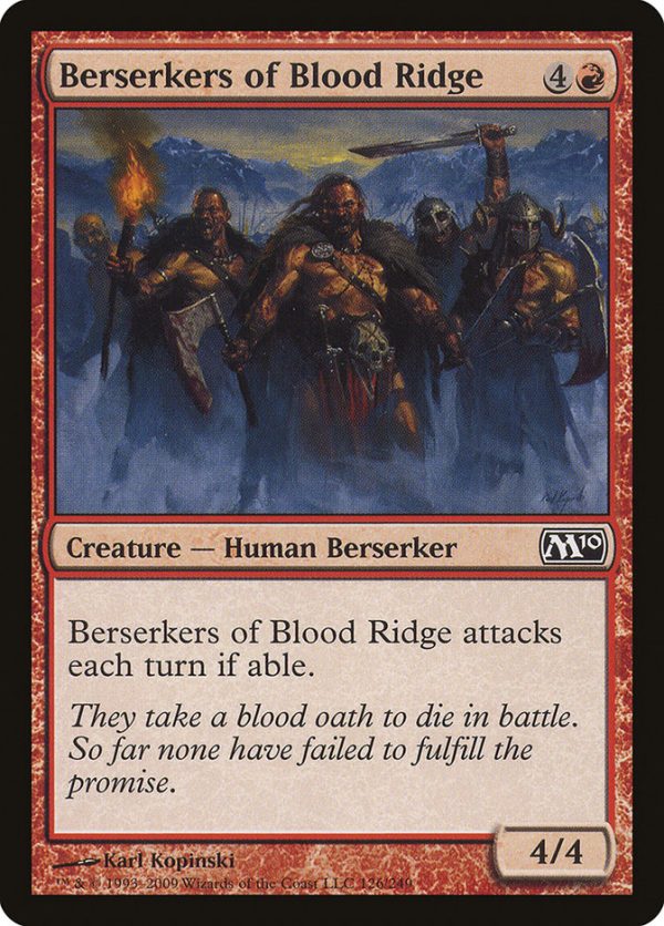 Berserkers of Blood Ridge [Magic 2010] For Cheap