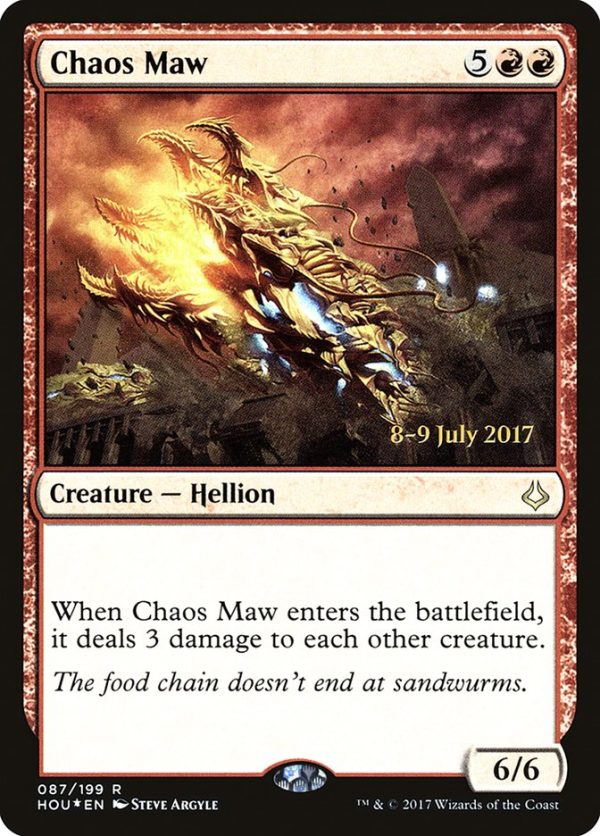 Chaos Maw [Hour of Devastation Prerelease Promos] Online Sale