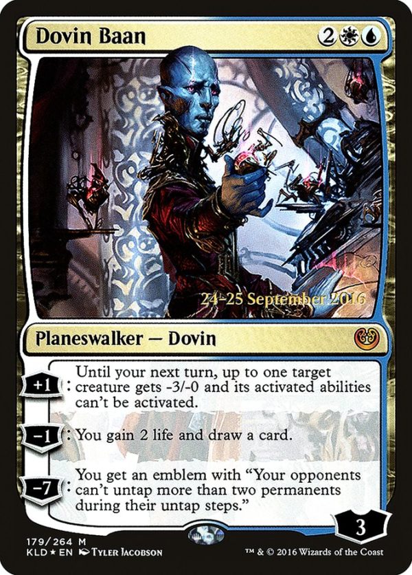 Dovin Baan [Kaladesh Prerelease Promos] For Sale