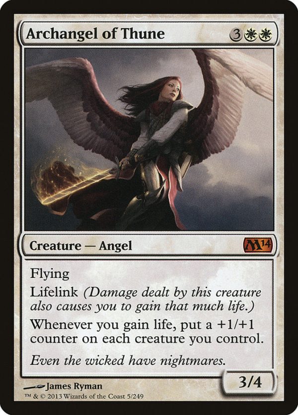 Archangel of Thune [Magic 2014] For Discount