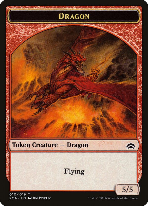 Dragon    Saproling Double-Sided Token [Planechase Anthology Tokens] Online