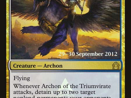 Archon of the Triumvirate [Return to Ravnica Prerelease Promos] For Sale